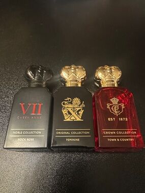 Clive Christian Queen Anne VII and Collection Trio - Mini Perfume Bottles